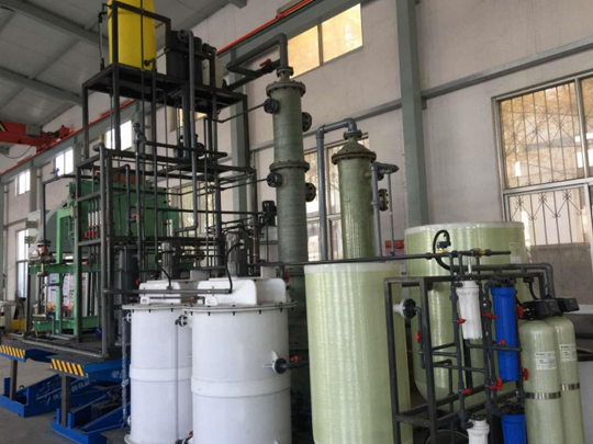 加蓬共和国5kg/h次氯酸钠系统