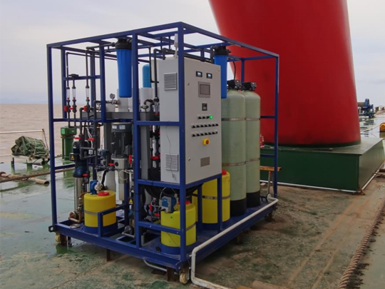 南京康筹舟山作业船10t/d船用海水淡化